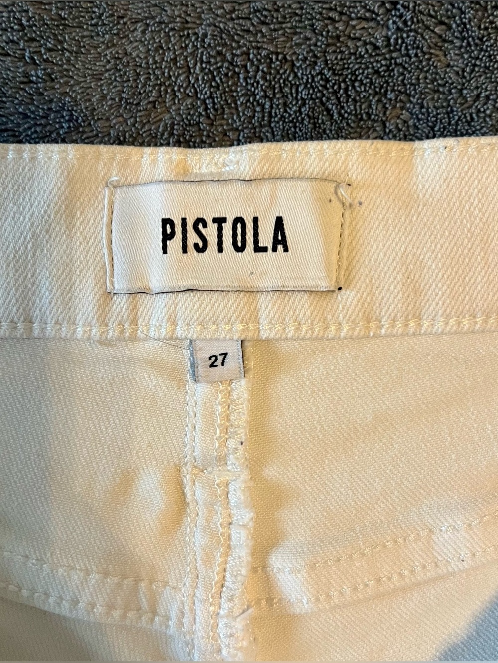 Pistola White Women's Cuffed Denim Shorts - Picture 4 of 8
